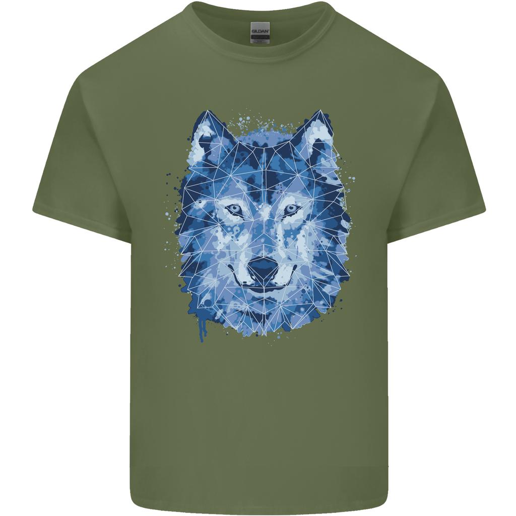 A Polygon Wolf Unisexs Light Cotton TShirt