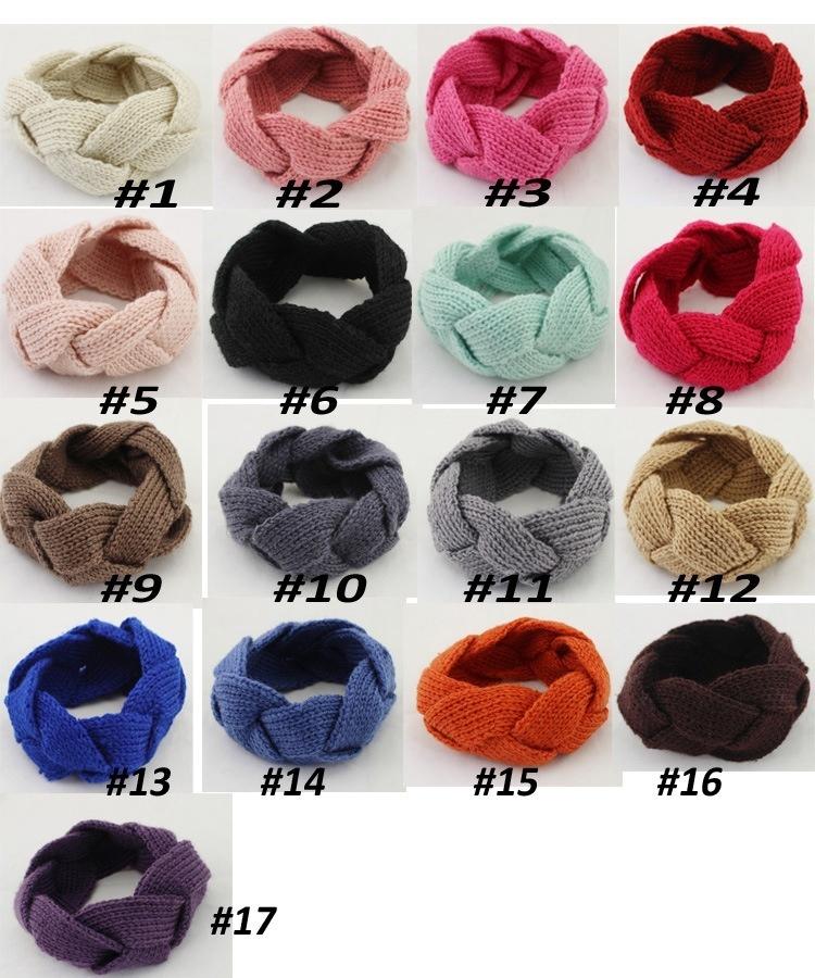 Knitting Wool Braided Hair Band Head Headband Hair Barrette