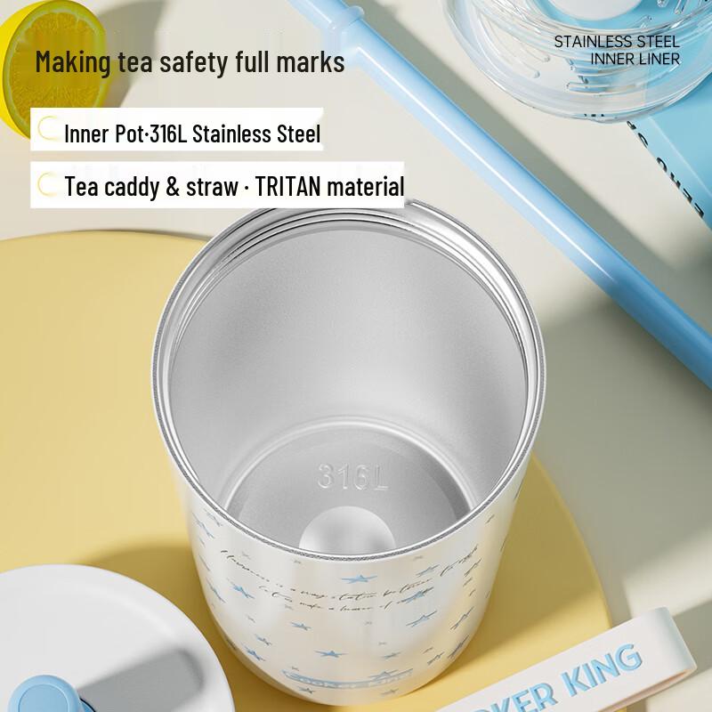 COOKER KING 316L Stainless Steel Insulated Tea Water Bottle 700ml