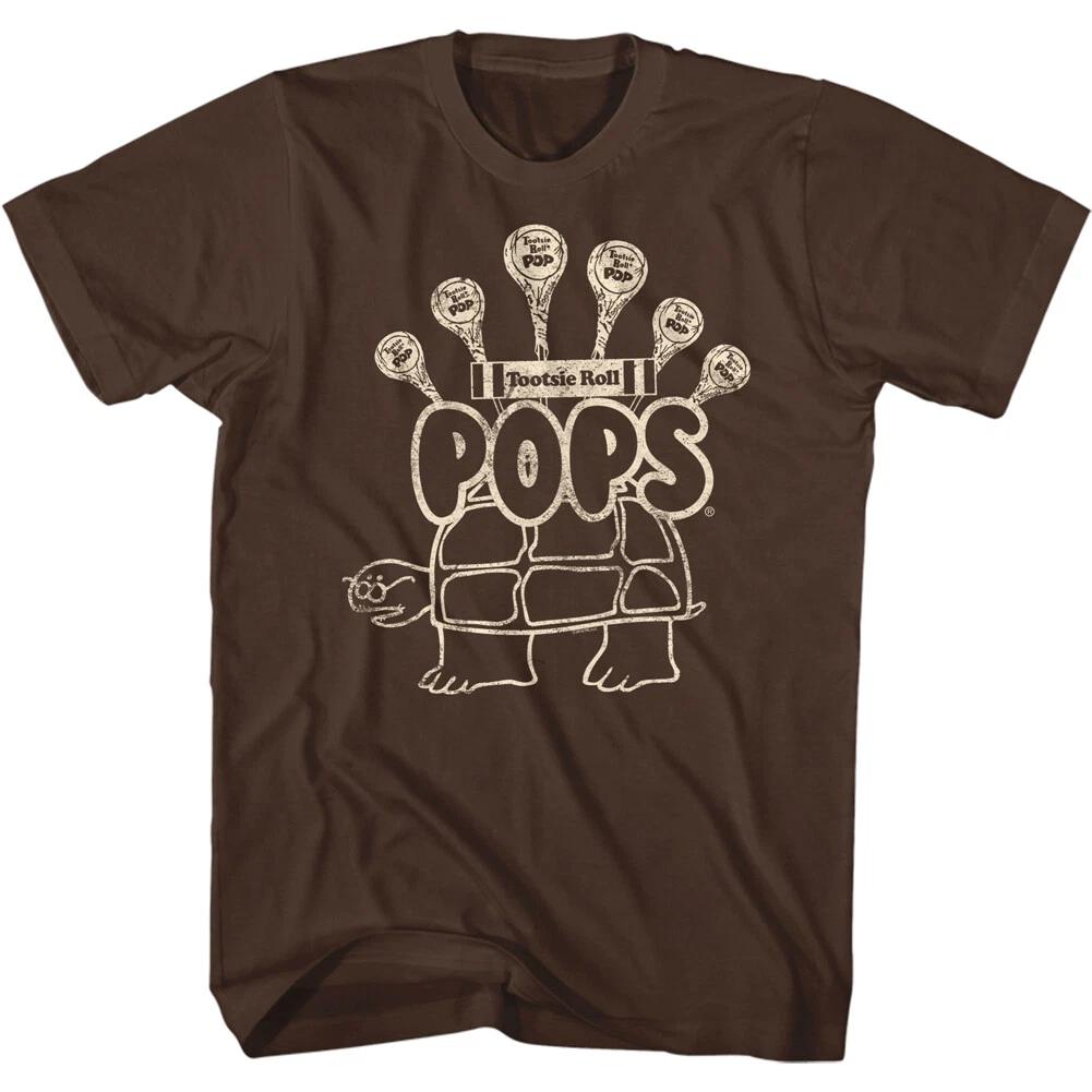 Mr Turtle Tootsie Roll Industries Mascot Carrying Tootsie Pops Men s T Shirt XL