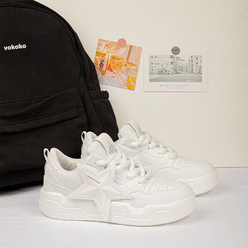 2024 Spring and Autumn Men's Thick Sole Elevated Sports Board Shoes Couple Fashion Versatile Casual Running Shoes Sneakers Men