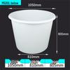 Leinuo Food-Grade Thickened Plastic Round Storage Barrel