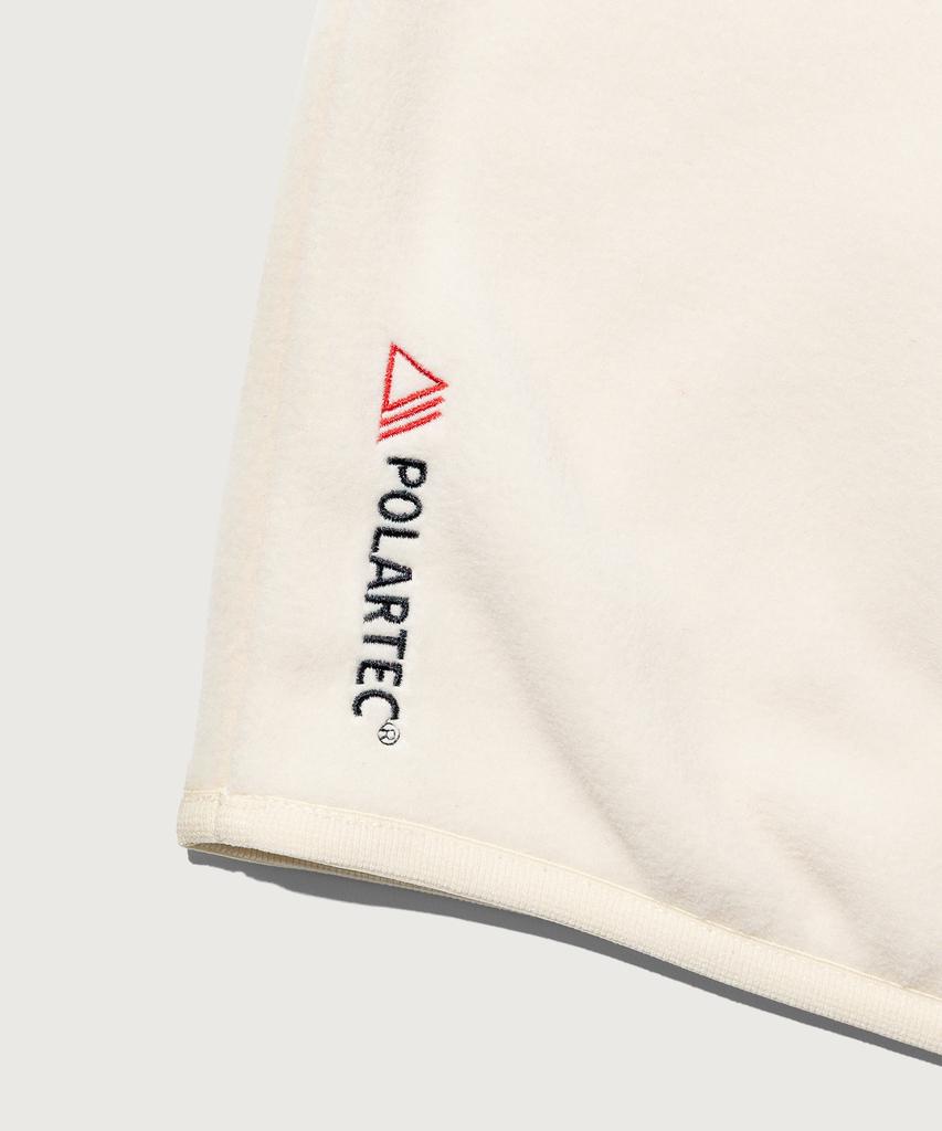 Champion Heritage Polartec Loose Fit Half Zip Fleece Ecru