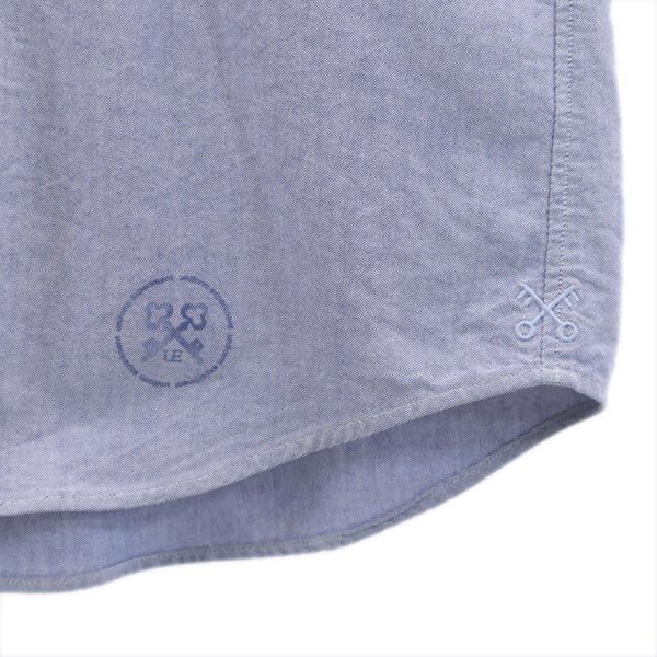 uniform experiment made in Japan Knit switching Long sleeve Knit switching Button down shirt Men's Used