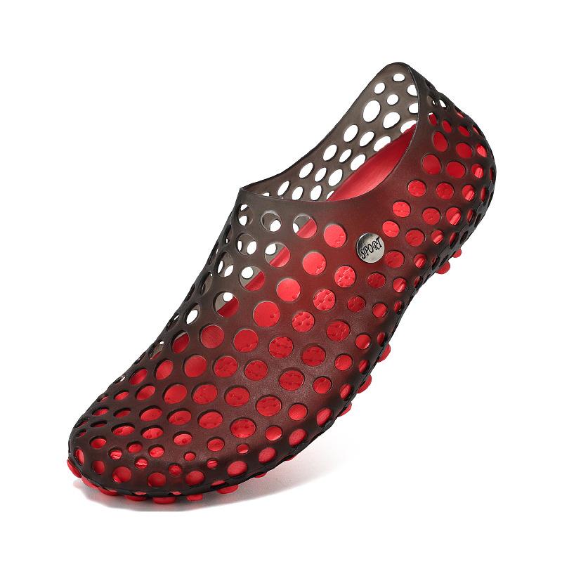 Vietnam Crocs Unisex Summer Beach Shoes, Non-slip Closed-toe Sandals for Men and Women 44