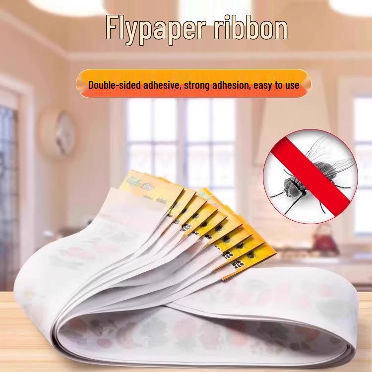Flugpappersremsor: Starka Kladdiga Flugo- och Myggfällor (20-pack)
