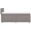 Vidaxl Letto Continentale Con Materasso, Taupe, Tessuto, 90X200 Cm