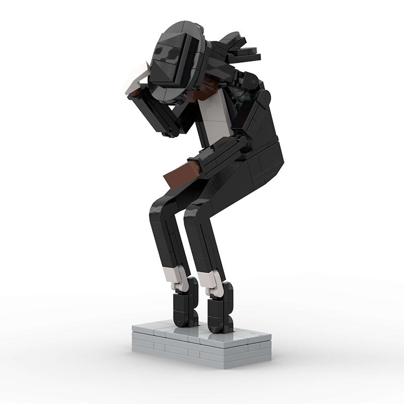 Ideas MOC Music Superstar Singers Dancers MJ Model Michael Jacksons Building Blocks Bricks Educational Kids Toys Christmas Gift