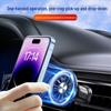 Suport magnetic pentru telefon, pentru grila de ventilație auto, 2024 - Magsafe anti-vibrații, pentru navigație interioară