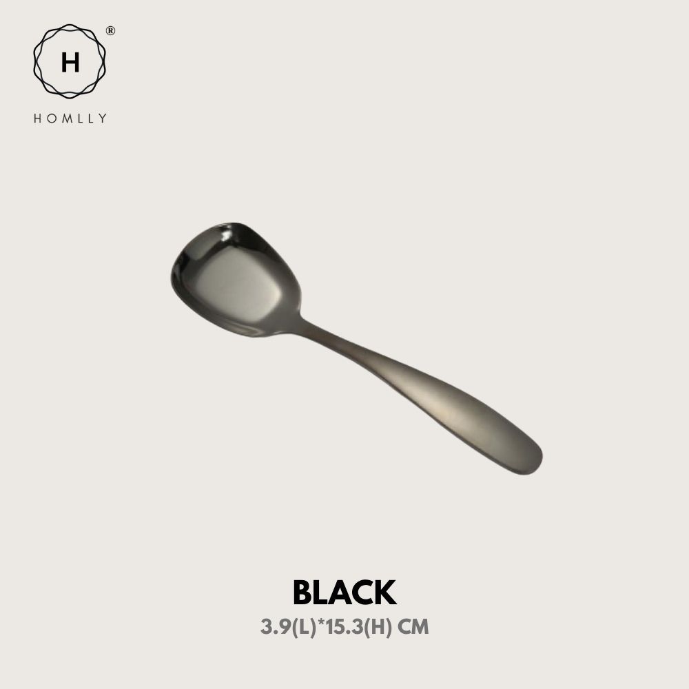 Homlly Keii Tea Gold Black Spoon (4pcs set) 4pcs