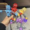 1/16 Stück Saugfuß Roboter Stressabbau Teleskopspielzeug Kinder Mädchen Stressabbau Sensorisches Spielzeug Kinder Mädchen Geburtstagsfeier Gastgeschenke