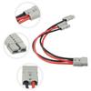 120A Polarity Protected Dual Y Adapter with 6AWG Cable for Safe High-Current Connections In RVs Boats and Buses