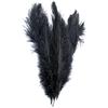 30X New Style Artificial 10-12 Inch Ostrich Feathers Great Decorations Black