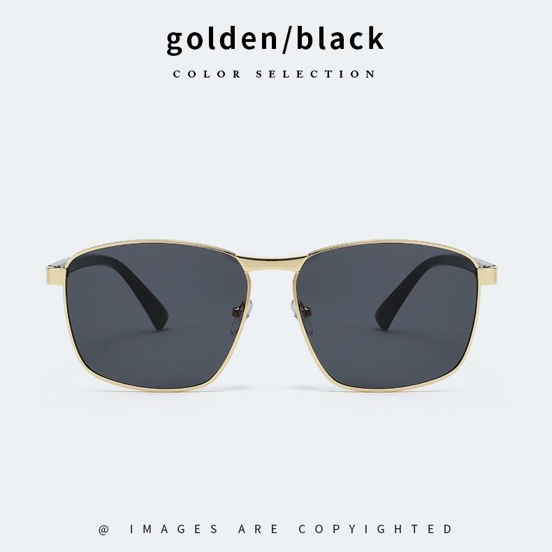 Men's Sunglasses, New Metal Sunglasses, UV-protected Sunglasses for Driving