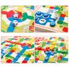 Checkers Multifunctional Board Game for Two Improves Observation No Family Ages Game, 2-in-1 Players, Skills, Training, Scratches, Educational,