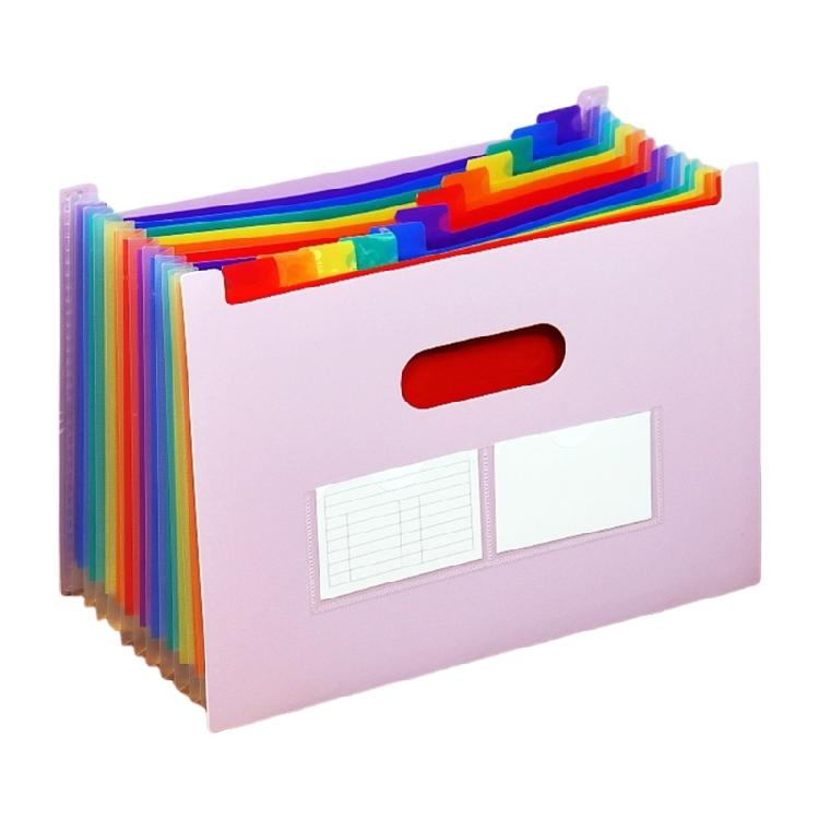 A 4 Multi-Layer Accordions Document Organizers Document Storage Bag Expanding File Folder Office Supplies