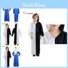 Enchanting Black And White Demon Wizard Costume For Boys Polyester Fabric Quality