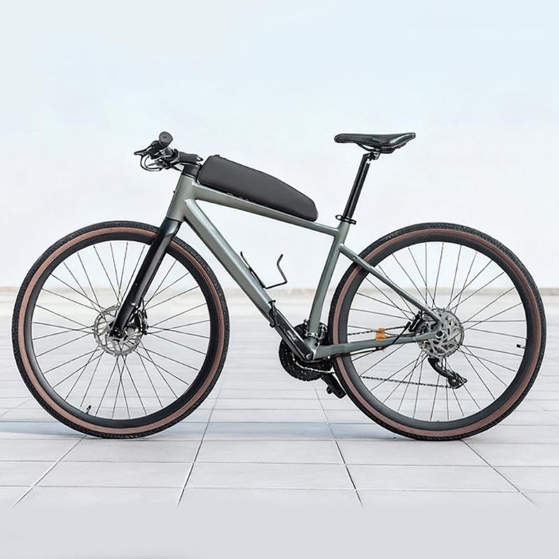 Waterproofed Cycling Handlebars Bag With Detachable Shoulder Strap and Elastics Storage Band for Mountain Bike