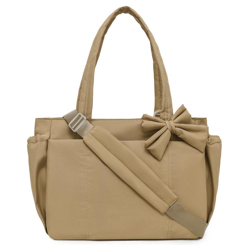 Винтажная вместительная сумка-тоут Женская сумка через плечо Сумка для commuters Подмышечная сумка хаки