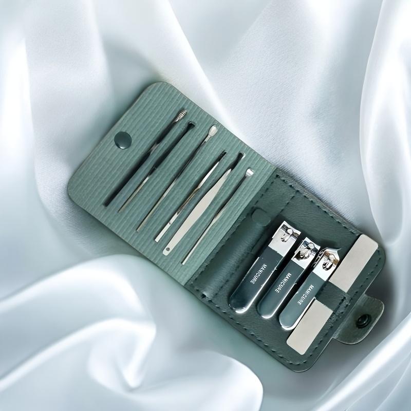 Xiaomi 10pcs Deluxe Manicure and Pedicure Set Splash Proof Nail Clippers Ear Pick Stainless Steel Nail Scissors Christmas Gift