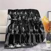 Real Madrid Team,pattern Flannel Blanket, High quality Comfortable for All Seasons, Home Decor, Warmth and Comfort, Perfect for Gifts.