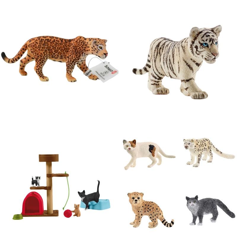 Schleich Simulierte Tierfigur PVC-Material Statisches Modell Wildtiere Kategorie Kein Zusammenbau Leopard 14748