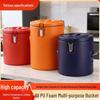 Stainless Steel Insulated Large Capacity Bucket for Soy Milk, Milk Tea, Ice Jelly, Rice, or Soup