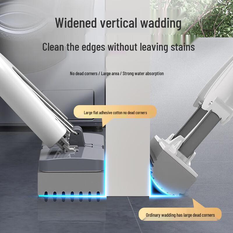 YIXI Hands-free Sponge Flat Mop