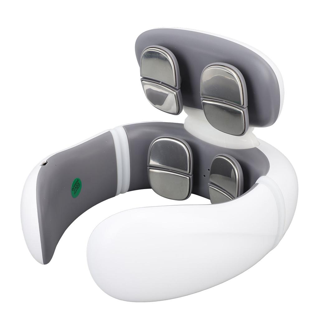 Elektrisches Puls-Nackenmassagegerät mit 8 Massageköpfen, 6 Modi, 15 Stufen, intelligentes schnurloses TENS-Gerät für