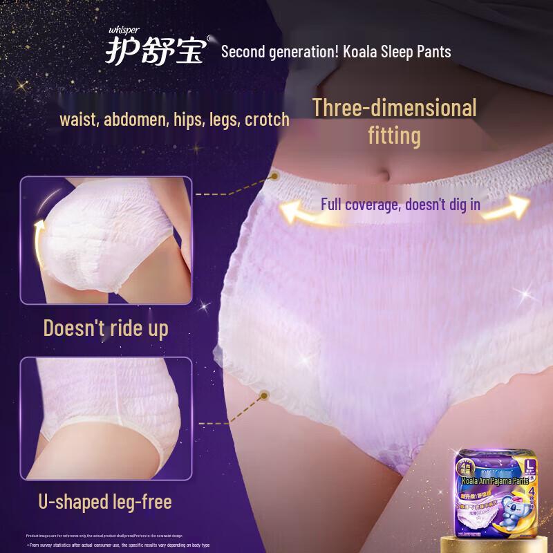Whisper Koala Overnight Sanitary Pants