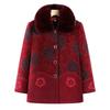 Grandma winter velvet thickened coat old woman mother winter padded coat mother-in-law old lady padded jacket