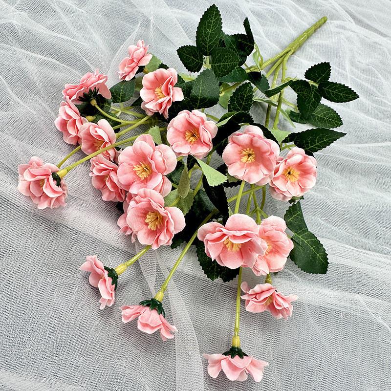 Simulated Plant Chinese Rose Wedding Hotel Restaurant Desktop Props Decoration
