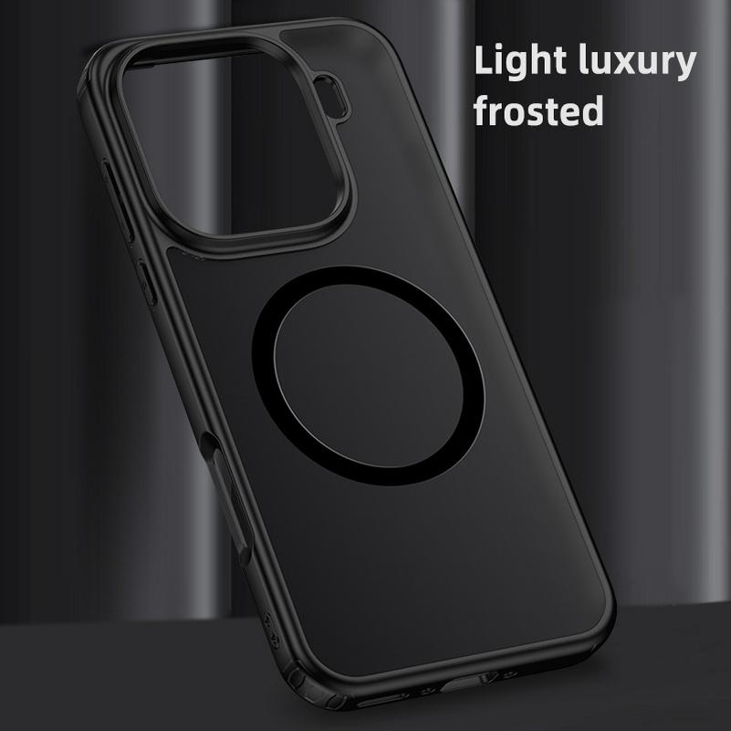 For Magnetic Acrylic Case for OPPO Find X9 Pro X 9 Wireless Charging Translucent Matte Cover for OPPO Find X9pro