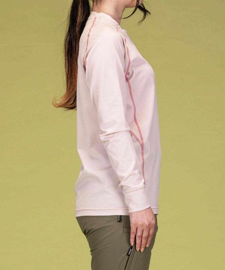 Phoenix Crew Neck Long Sleeve Pink Women's T-Shirt, (PH8200)