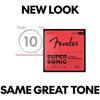 Fender Electric Guitar Strings SuperSonic™ 150R Guitar Strings, Pure Nickel, Ball End, Gauges .01...