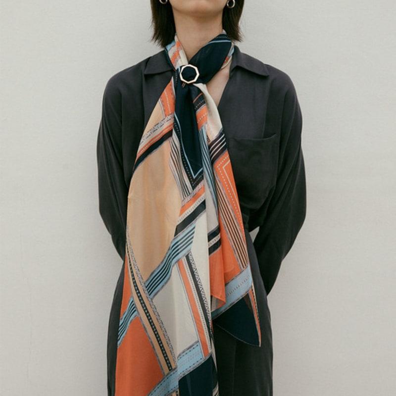 Saint Luxure Women's Chiffon Scarf Heinz SL21FLNHZ