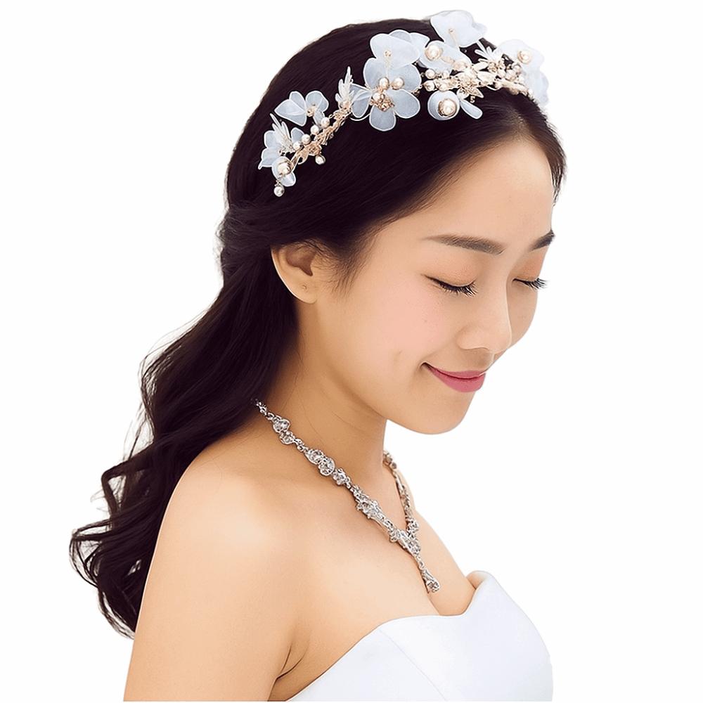 Forest Bride Headdress Flower Wedding Hair Accessories Temperament Photography Headband  Beach