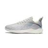 Li Ning Cushioning Slip Resistant Abrasion Resistant Breathable Low Top Running Shoes Men's Gray ARSU081-2