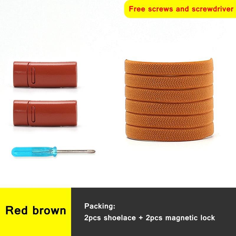 Colorful Magnetic Lock elastic Shoelaces Without ties Elastic Laces Sneaker No Tie Shoe laces Kids Adult Flat Shoelace for Shoes