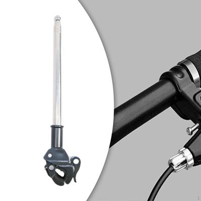 Support de mât de drapeau de moto, mât de drapeau de vélo, polyvalent, universel, 1,3 m, en métal robuste, pour l'extérieur
