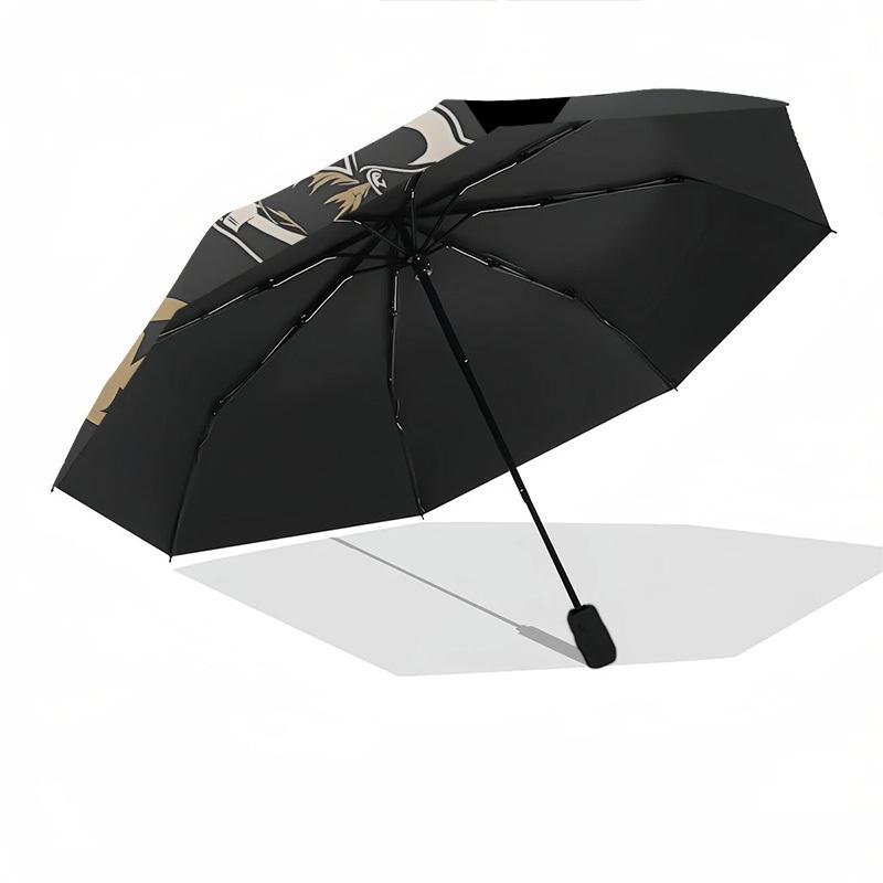 Baseball, Game On Themed Automatic Opening and Closing Umbrella, Brightly Colored 8 rib Portable Umbrella, Suitable for Men and Women, A Per