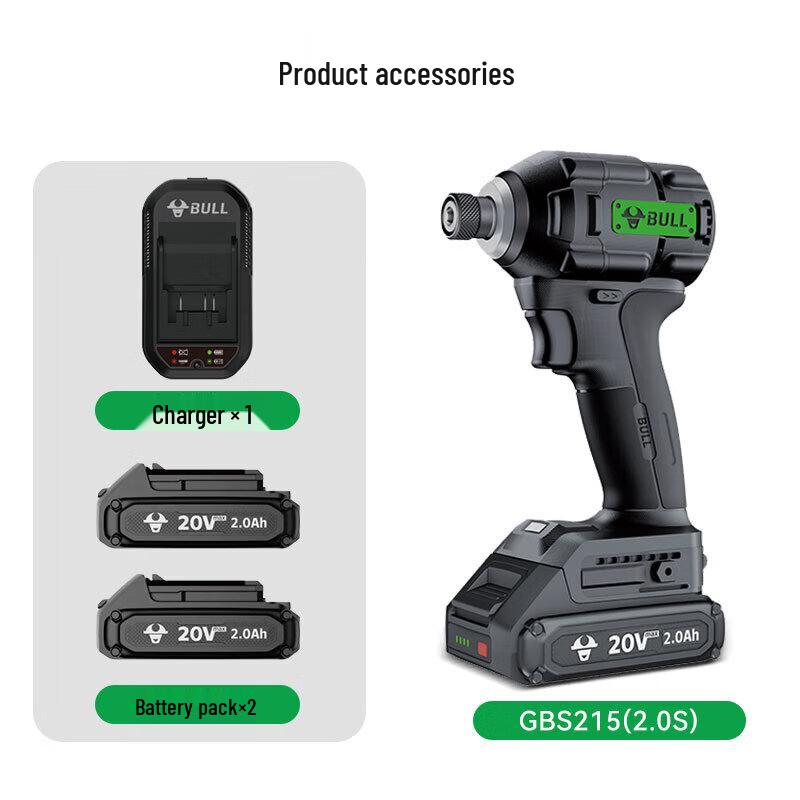 BULL GBS215 Cordless Brushless Impact Driver CN plug (adapter included)