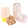 50 stuks Krullend Papieren Bekertje Flens Cake Papieren Bekertje Oliebestendig Cupcake Bakje Bakvorm Bakplaat Doos Bruiloft Feest Muffin Bekers