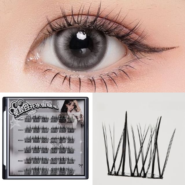 Mogugu - Kleberlose Multipackung Wimpernbüschel