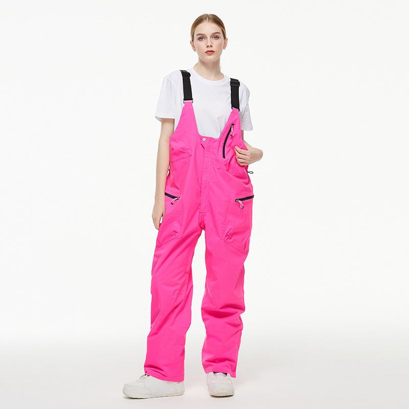 

Женские и мужские лыжные комбинезоны, регулируемые комбинезоны, ветрозащитные водонепроницаемые лыжные брюки, утепленные теплые зимние виды спорта на открытом воздухе, сноубордические брюки XXL