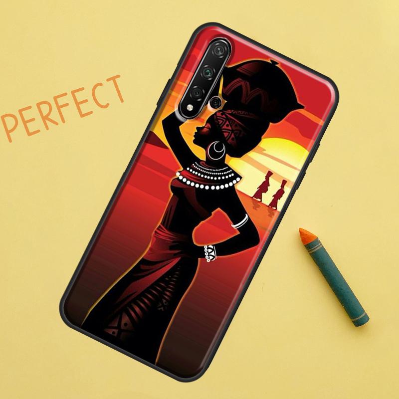 South Africa Woman For Huawei Nova Y91 Y70 Y72 Y73 Y60 Y90 Y61 8i 7i 11i 12i 12s 9 10 SE P20 P30 P40 Lite Case