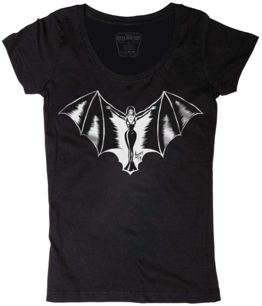 LUCKY 13 Vampy Juniors Scoop Neck T-Shirt 2XL NEW XL