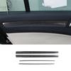 4Pcs For 2015-Up Chrysler 300 Carbon Fiber Interior Rear Door Panel Cover Trim