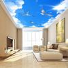 Flying Bird Blue Sky Mural 3d Ceiling Wallpaper Home Decor Wallpaper Of Sky