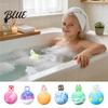 Natural Bath Ball Salt with Glow-in-the-dark Toy Inside Fruity Floral Plants Extract Handmade Sea Bubble Women Men SPA Gift Spa